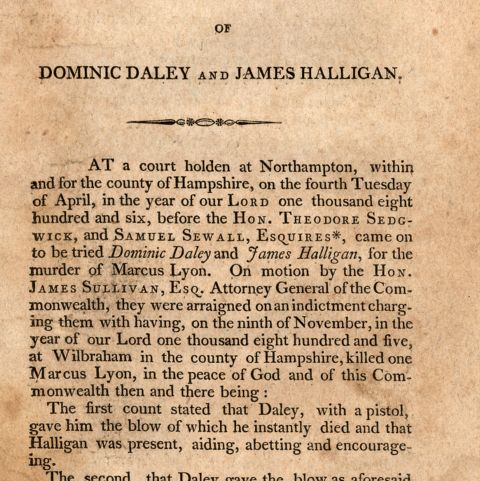 “Northampton” article on Dealey [Daley] and Halligan from the Hampshire ...